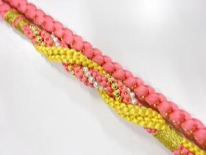 正絹　振袖用　手組帯締め